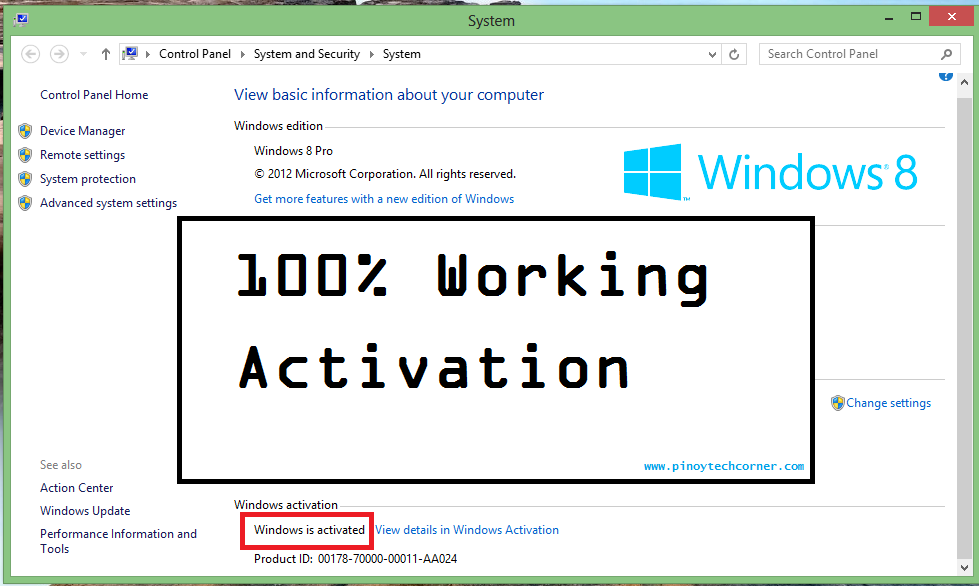 Windows 8 free download fully activated